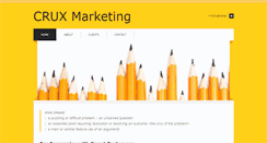 Desktop Screenshot of cruxmarketing.com