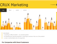 Tablet Screenshot of cruxmarketing.com